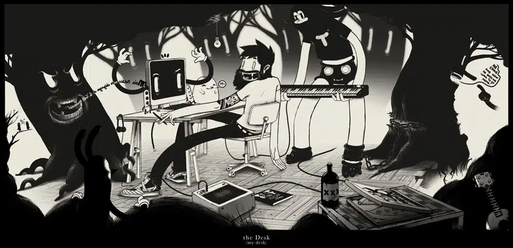 My Desk - via mcbess.com